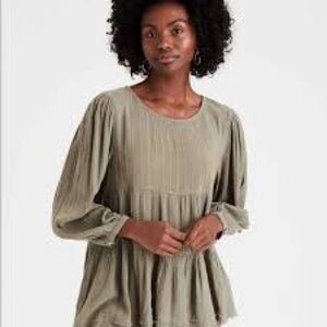 American Eagle Babydoll Top
